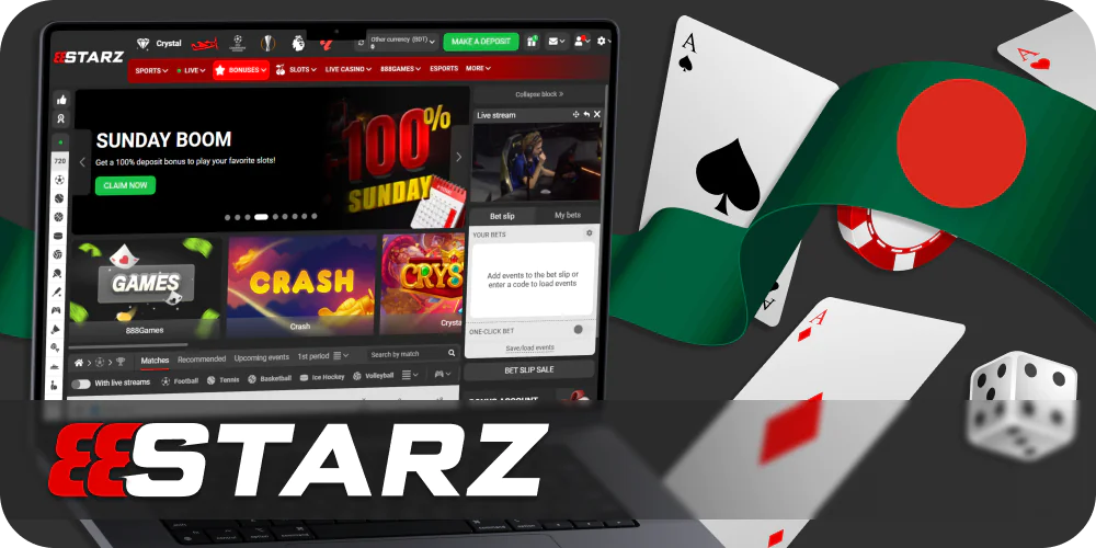 Casino games and betting for Bengalis at 888starz